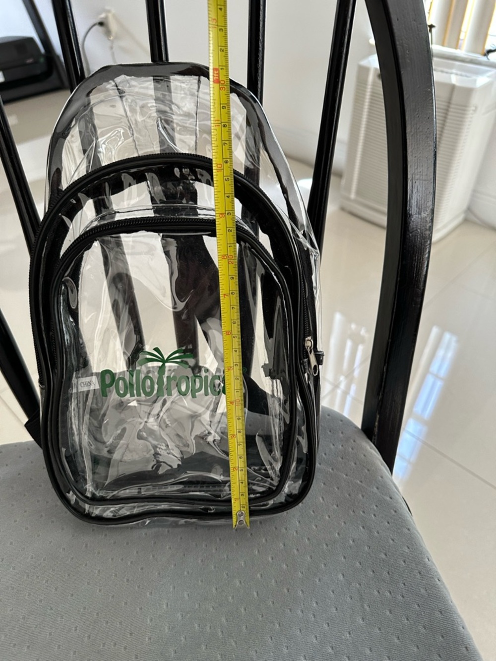 Clear Pollo Tropical logo Crossbody for Stadium /Concert Events w/Zipper & Strap - Picture 6 of 6